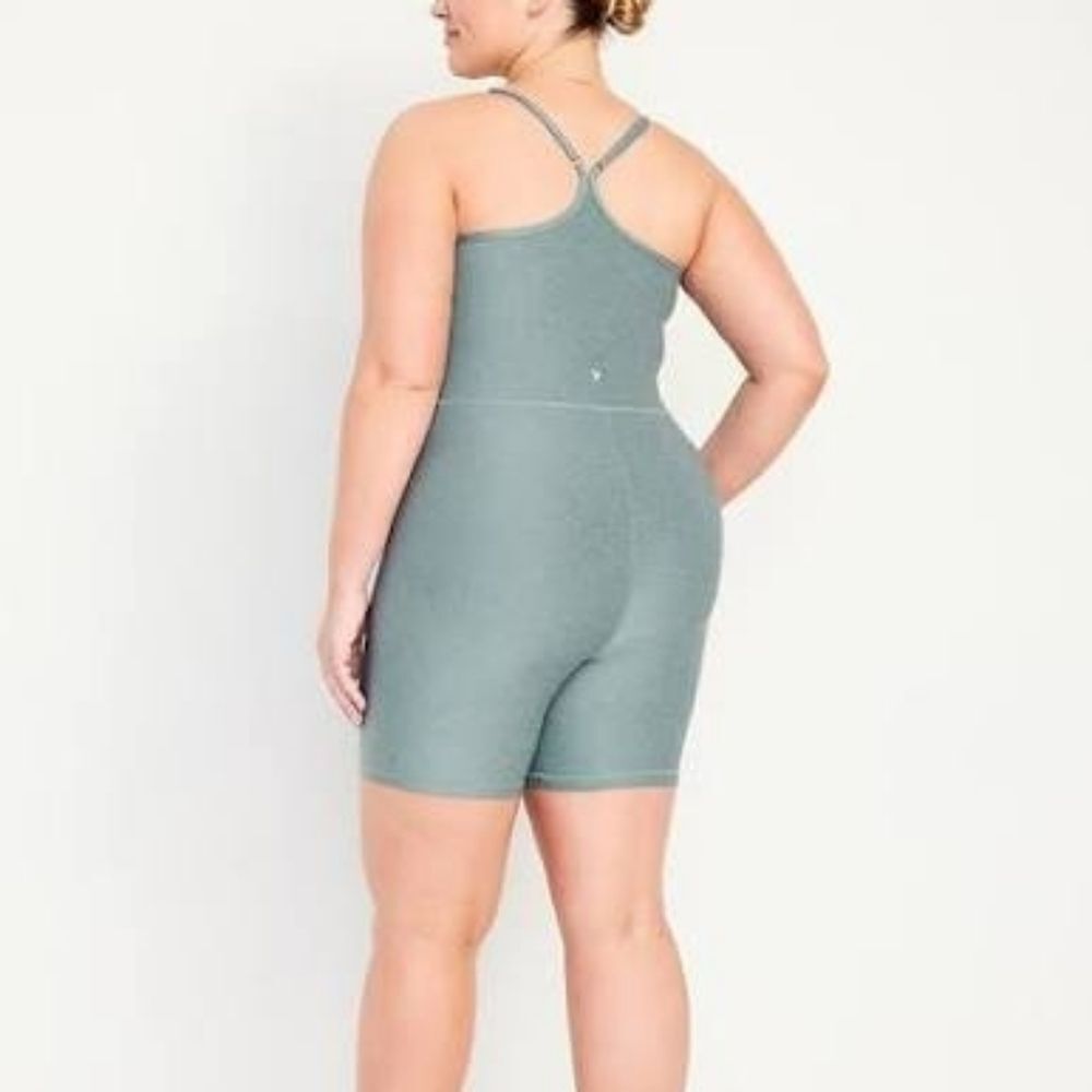 Old Navy Active Sage Green Cloud+ Racerback Bodysuit Size XXL - Picture 2 of 9